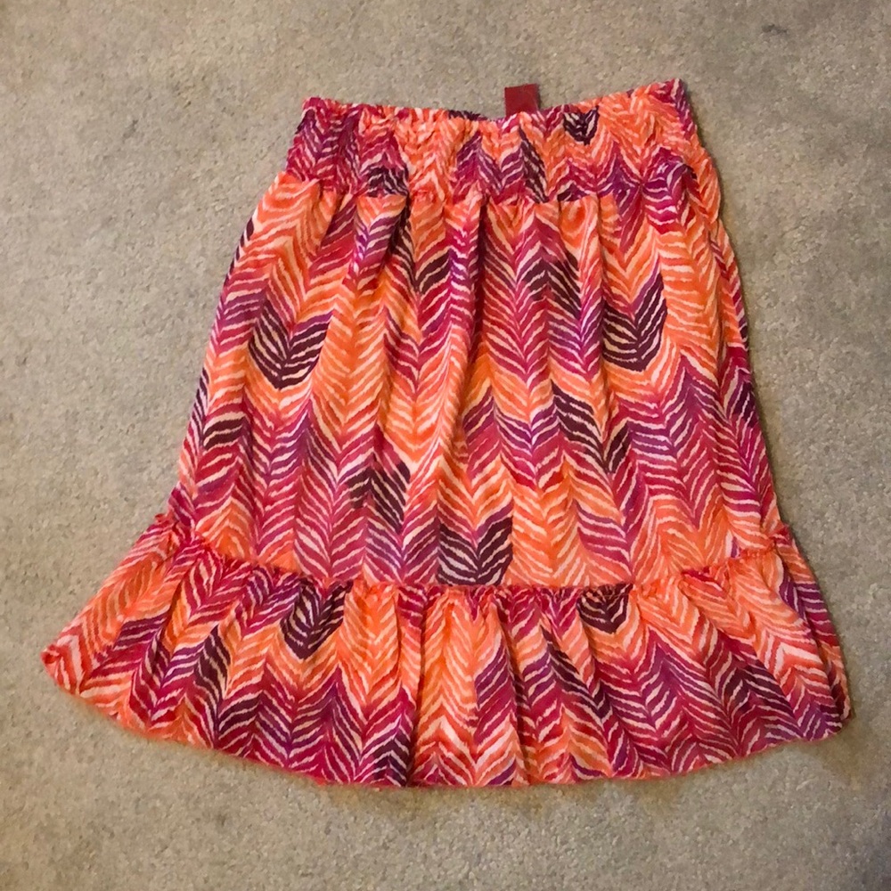 Chiffon Elastic Waist Skirt - Size 14/16 & 18/20